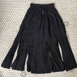 Fabulous Skirt Free Size Black Vintage Maxi Fairy Grunge Witchy Goth Whimsical